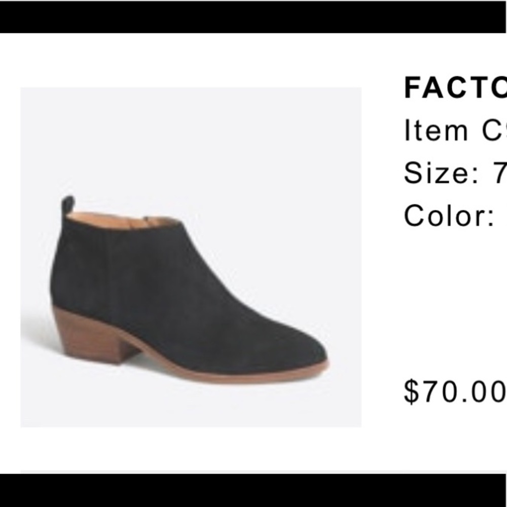 Jcrew suede boots